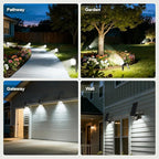 23 LED Solar Spot Lights Outdoor Waterproof, 2 Pack Solar Lights UP to 20Hrs - Image 6