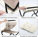 15" Foldable Foot Stool Ottoman - Image 8