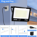 300W LED Flood Light Outdoor - Image 3