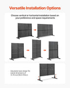 VEVOR Metal Privacy Screen, Garden Divider Panel - Image 5