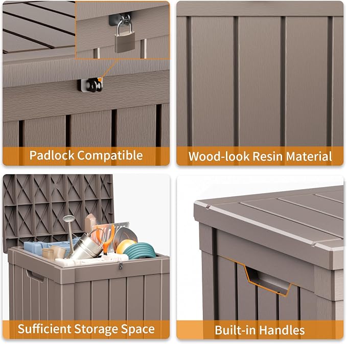 ROJIK Outdoor Storage Housing Deck Box - Image 6