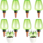 8 Pcs Plant Watering Globes Self Watering Planter Insert Plants Top Fill Water by Unknown