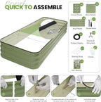 5-in-1 Adjustable Raised Garden Bed Kit | Galvanized Planter Boxes - Image 7