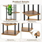 6 Tier Wood Tall Plant Stand Metal Rack Indoor, Planter Shelf Display Rack - Image 4