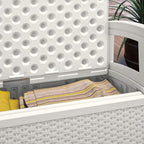 Suncast Elements Stylish Lightweight Loveseat Outdoor Seating - Image 8