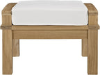 Modway EEI-1152-NAT-WHI-SET Marina Premium Grade A Teak Wood Outdoor Patio - Image 6