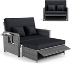 RELAX4LIFE Wicker Patio Outdoor Daybed by RELAX4LIFE