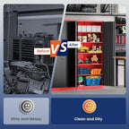 Yizosh Metal Storage Cabinet - Image 9