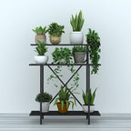 Zhongma 3 Tier Sturdy Plant Stand Space-Saving Heavy Duty Plant Holder - Image 6