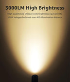 SUNVIE 30W Outdoor LED Spotlight 120V Waterproof Landscape Spotlights 3000LM - Image 6