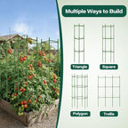 Halatool 6 Pack Tomato Cages for Garden, 48 Inch Adjustable Tomato Cage Plant - Image 4