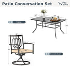 PHI VILLA 7 Pieces Outdoor Dining Set - Image 9