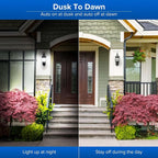 SANSI Dusk to Dawn LED Outdoor Light Bulb A19, 100 Watt Equivalent Energy - Image 2