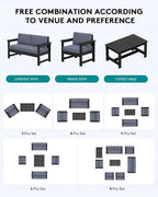 SERWALL 2 Pieces Single Cushioned Lounge Chair - Image 6