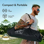 AKSOUL Hammock Camping Chair Swinging: Aluminum Alloy Adjustable Back Swinging - Image 6