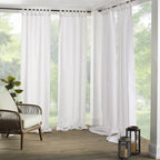Elrene Home Fashions Matine Weatherproof Tab-Top Indoor/Outdoor Solid Color by ElreneHomeFashions