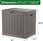 Outdoor Storage Box, Resin Deck Boxes Indoor and outdoor, Waterproof Storage - Image 3