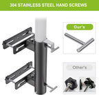 Heavy Duty Deck Railing Umbrella Holder, Adjustable Patio Umbrella Stand - Image 6