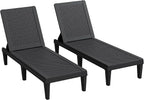Greesum Outdoor Chaise Lounge Chairs Set of 2 - Image 6