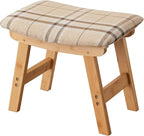 Foot Stool, Bamboo Small Sofa Foot Rest Under Desk, Extra Seating - Image 7