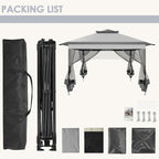 COBIZI 11x11 Pop Up Gazebo One-Push Canopy Tent, Carpas Para Patio, Outdoor - Image 5
