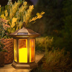 Solar Lantern Outdoor, Outdoor Hanging Candle Lanterns LED Lights - Image 4