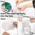 3 Pack Self Watering Hanging Planters, 6.5 Inch Hanging Flower Pot - Image 8