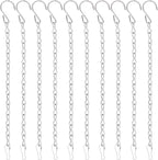YINGFENG 10 Pack 9.5 Inch Silver Hanging Chains by YINGFENG