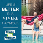Vivere Double Polyester Hammock - 450 lb Capacity - Image 5