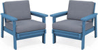 SERWALL HDPE Outdoor Couch Set of 2 by SERWALL