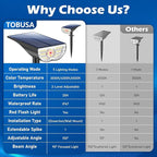 Solar Lights Outdoor, 5 Working Modes Solar Powered Spotlights - Image 5