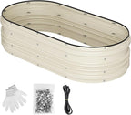 WORKPRO 4x2x1ft Galvanized Raised Garden Bed Set, Rust & Corrosion Protection - Image 7