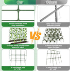 Cucumber Trellis for Raised Bed 51 x 50 Inch U-Shape Garden Trellis for - Image 3