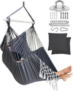 MIZTLI Hammock Chair Hanging Chair Swing Chair XXL Large Macrame Swing Indoor by MIZTLI