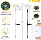 suddus Solar Garden Lights Outdoor Waterproof Decorative, Solar Fairy Lights - Image 7