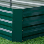 Outsunny Galvanized Raised Garden Bed, - Image 8
