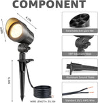 SUNVIE All-in-One Low Voltage Landscape Lighting Kit, 6W Landscape Lights Wired - Image 8