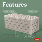 Keter Westwood 150 Gallon Resin Large Outdoor Storage Box - Image 4