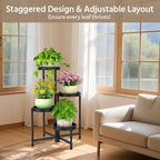 LASZOLA 4 Tiered Folding Plant Stand Indoor - Image 7