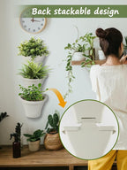 MADHOLLY 6Pcs Vertical Hanging Planters - Image 3