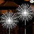 JJGoo Solar Firework Lights, 2 Pack 135 LEDs 2 Lighting Modes Solar Lights by JJGoo
