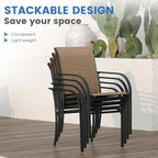 VICLLAX 5 Pieces Patio Dining Set - Image 3