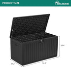 YITAHOME 150 Gallon Large Deck Box - Image 7