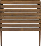 Linon Home Dcor Linon Adirondack Woodstock Ottoman, Teak Stain, 21.6"W x - Image 12