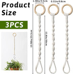 3 Pcs Adjustable Macrame Plant Hanger Extenders - Image 4