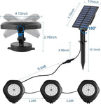 Solar Pond Lights, 18 LED Super Bright Underwater Spotlights LED Submersible - Image 6