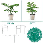 16 Pack 24 inch Plant Support Stakes, Half Round Peony Cage and Support - Image 4