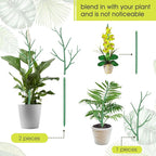10 Pack Plant Support Stakes for Indoor Plants, 27.56 Inch Twig Plant Sticks - Image 4