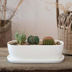 E-liu Ceramic Plant Pots, 11+14 inch, Planters - Image 8