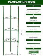 Tomato Cage for Garden, 6 Pack Tomato Trellis for Raised Garden Bed Height - Image 8